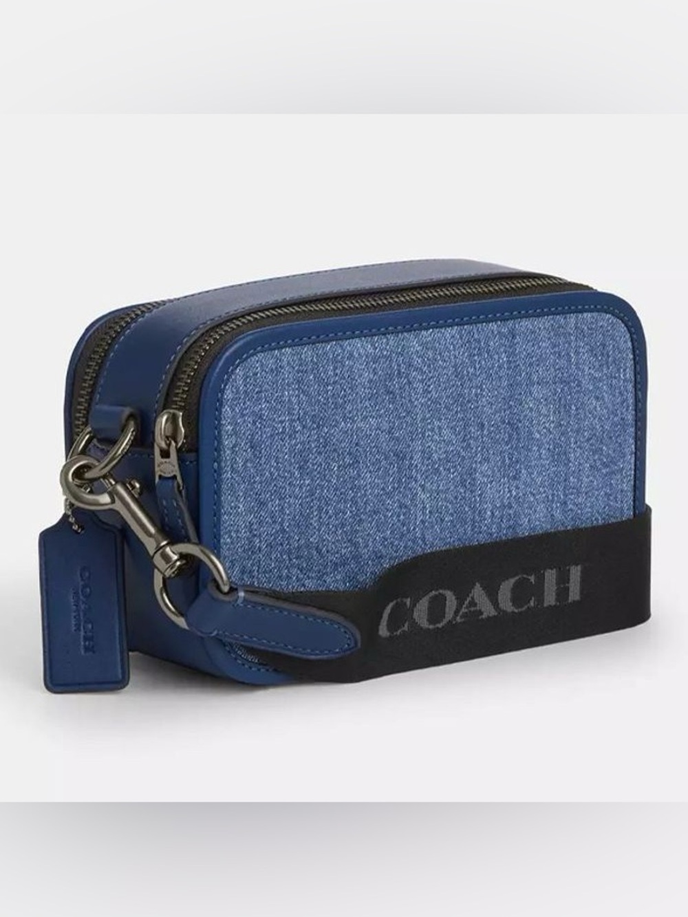 COACH Wyatt Denim Crossbody Bag CBG14 - Picture 12 of 13